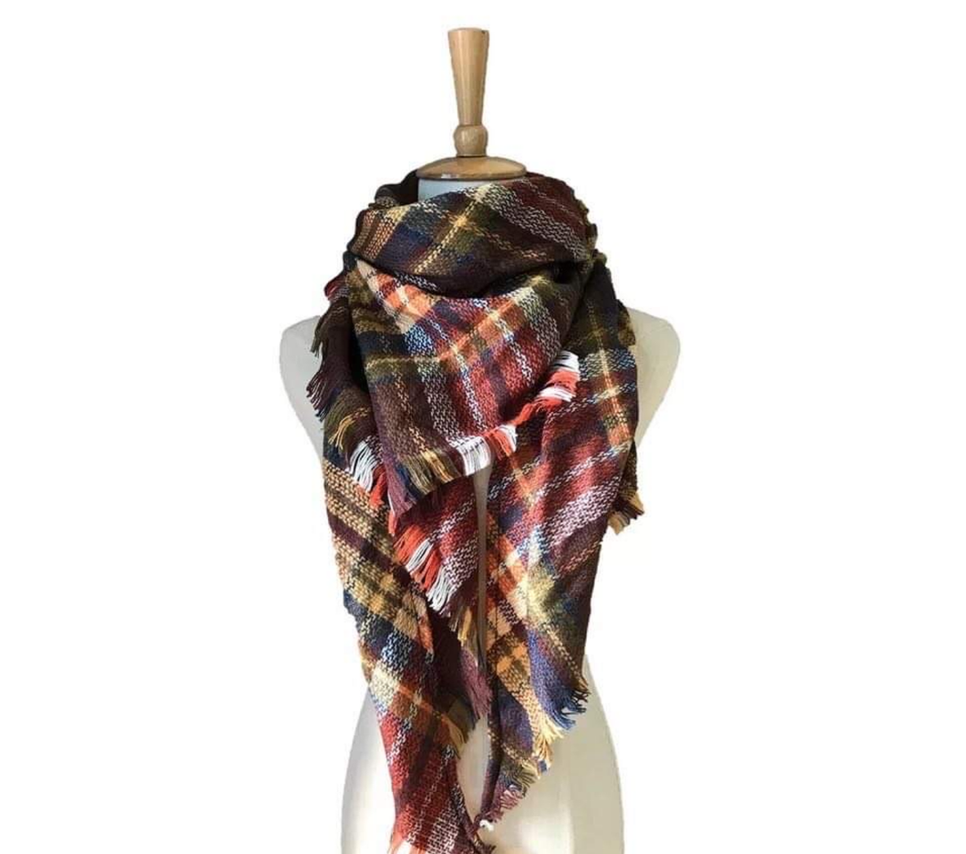 Scarf - Autumn Plaid