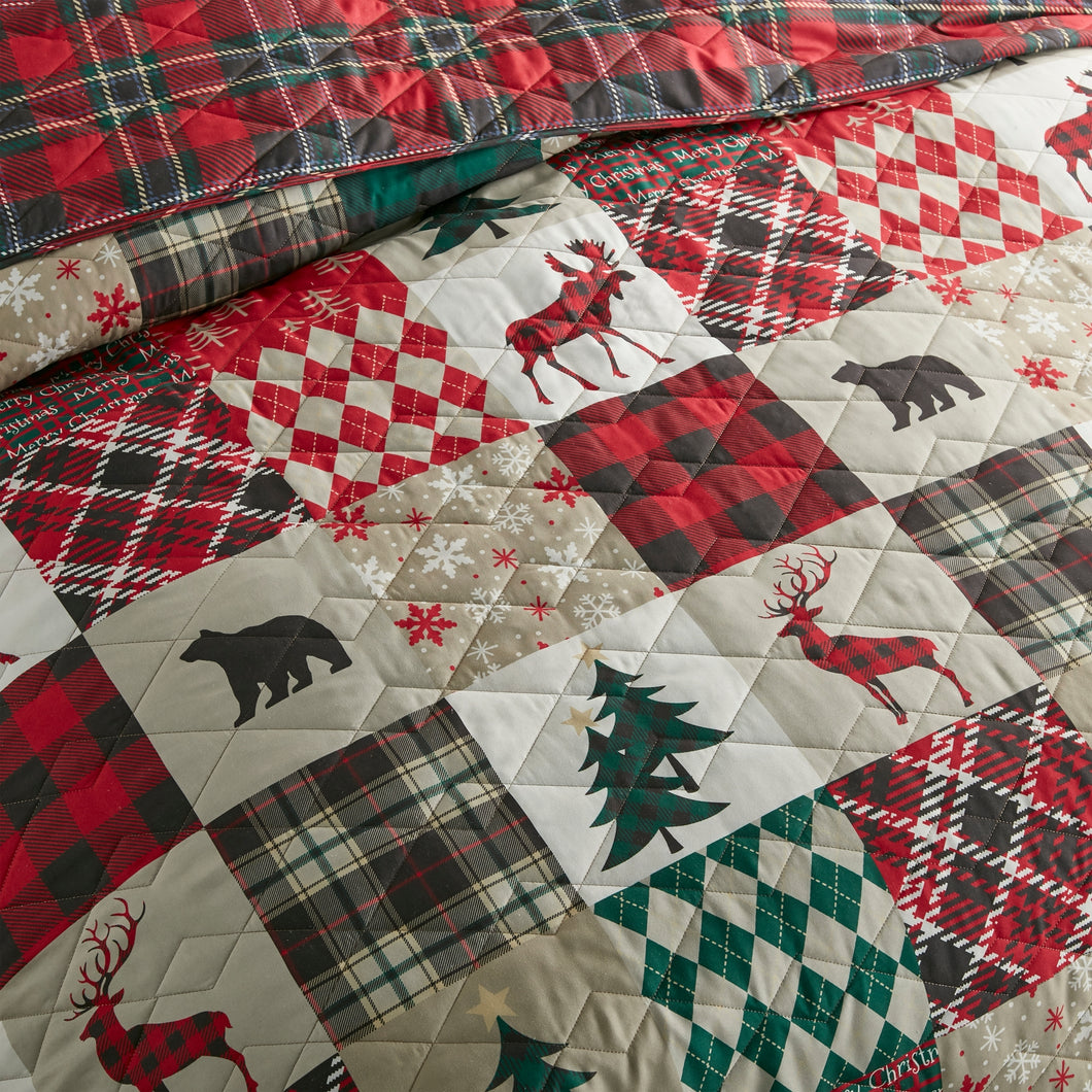 Throw - Christmas Lodge Quilt