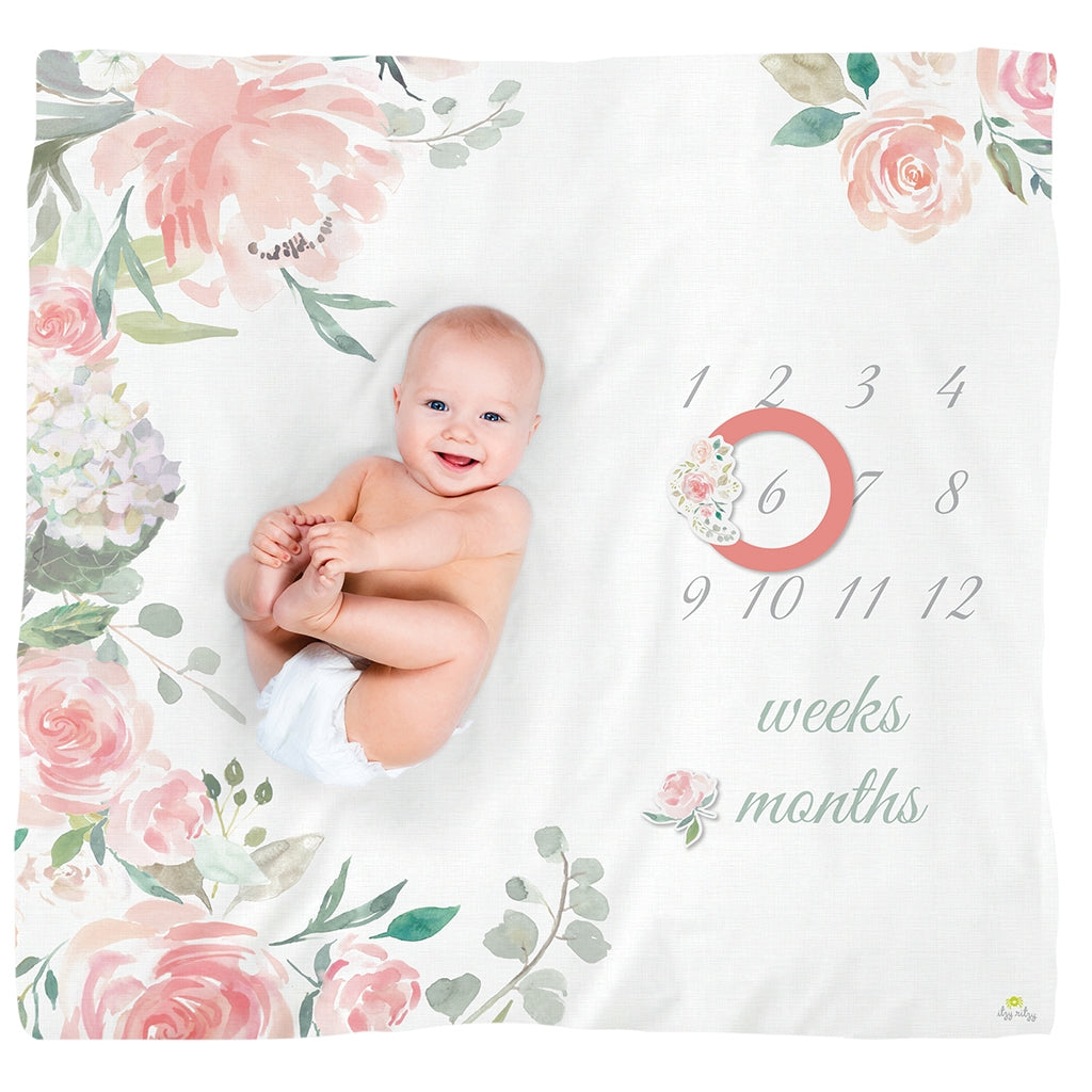 Milestone Blanket - Floral